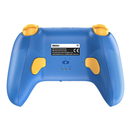 8bitdo ultimative 3-mode controller til xbox - sjælden 40-års jubilæumsudgave (blåguld, xbox series x|s, xbox one, pc, bluetooth usb-c 2,4 ghz)