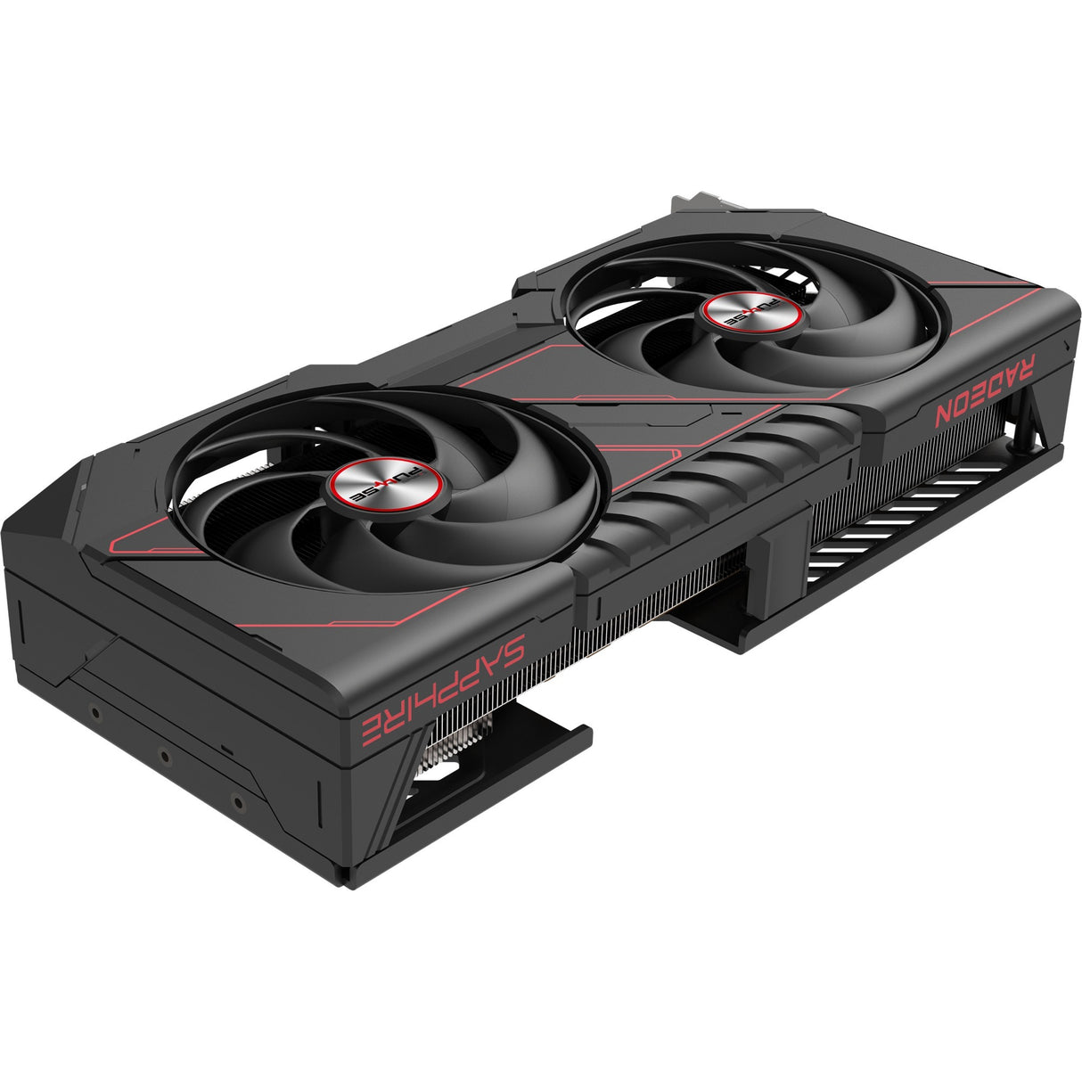 Sapphire Radeon RX 9070 Pulse grafikkort (sort, 2x skærmport, 2x HDMI, RDNA4)