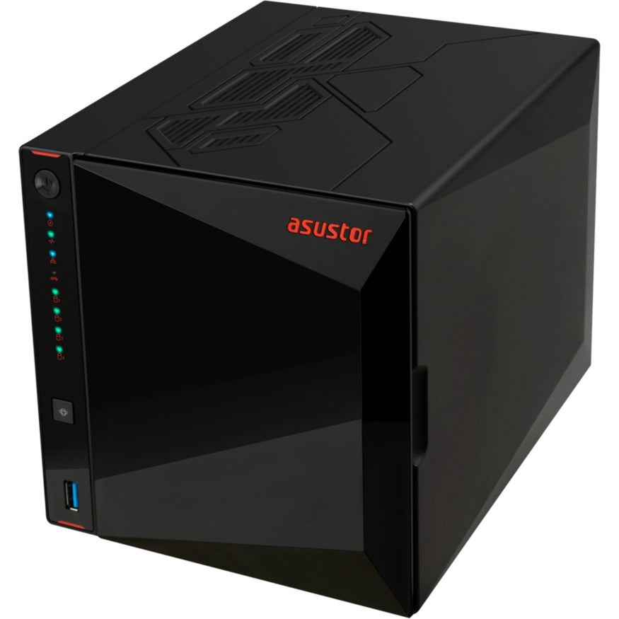 Asustor Nimbustor 4 AS5404T NAS (sort, 2x LAN, USB, HDMI)