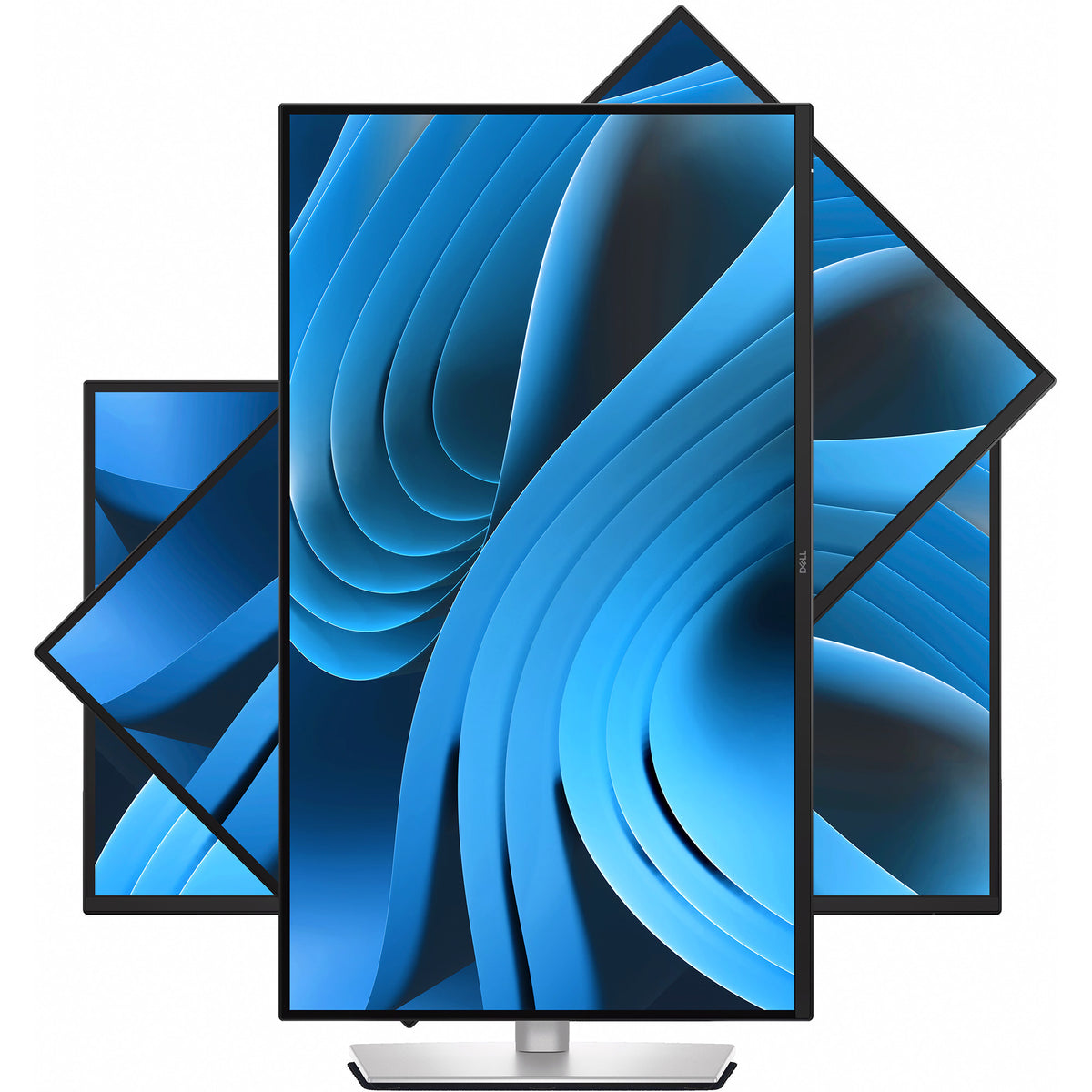 Dell pro p2725d 27-skærm (sort sølv, 100hz, HDMI, skærmport, USB-C)