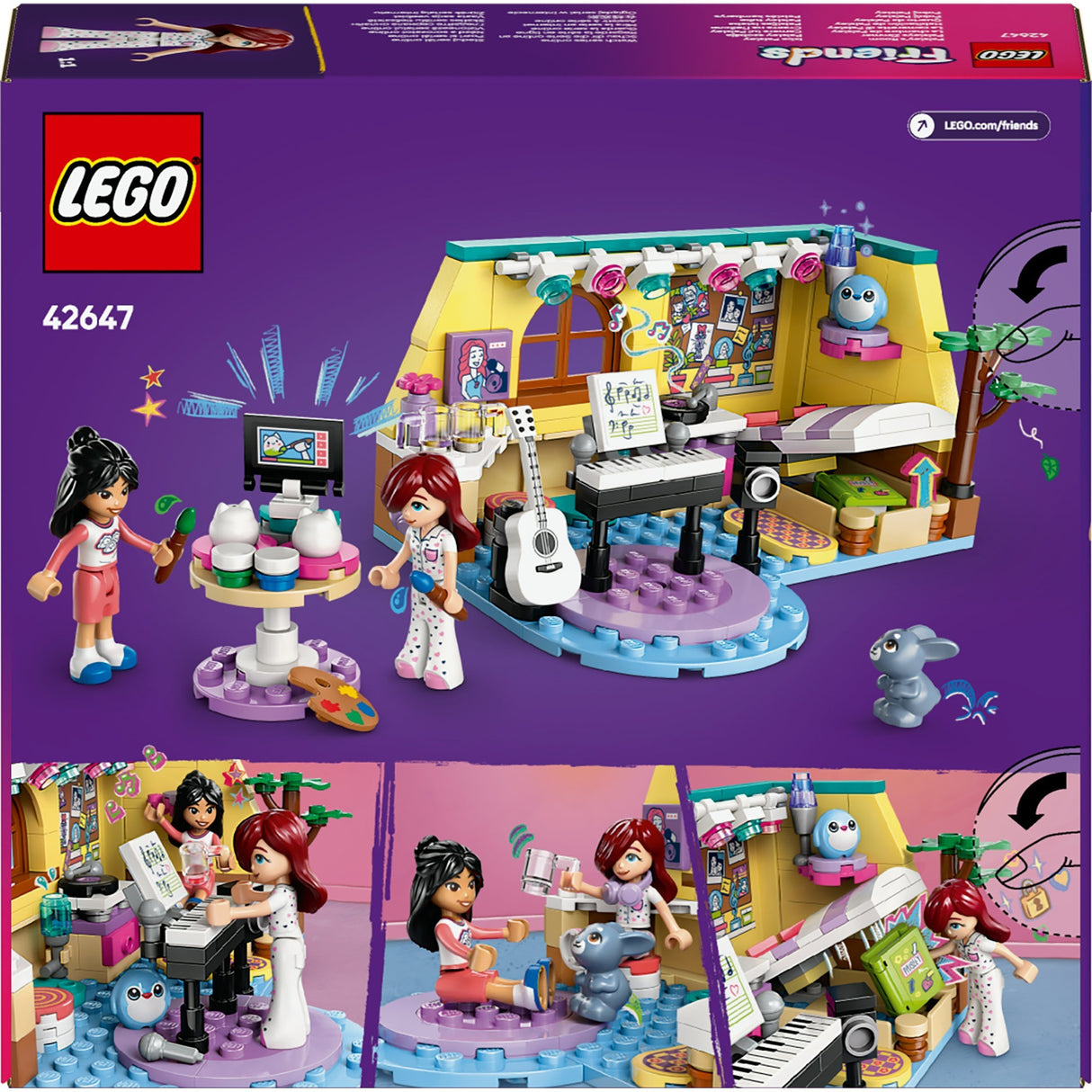 Lego venner - paisley's room byggelegetøj (42647)