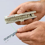 Knipex 16 65 125 sb kabelstripper velegnet til: cat5 kabel 4,5 til 10 mm 0,2 til 4,0 mm²