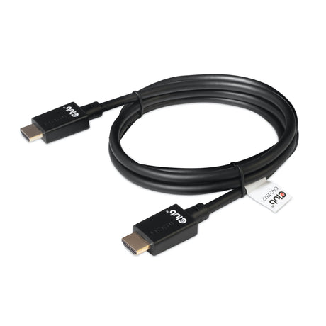 Club 3D ultra højhastigheds HDMI 2.1 certificeret kabel han-han (sort, 2 meter, 4K 120Hz, 8K 60Hz, 48Gbps)