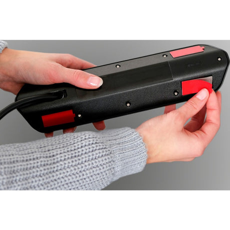 Brennerstuhl ®estilo hjørne tilslutningsboks med USB-opladningsfunktion 4-vejs 2x beskyttelsesstik 2x euro sølv sort