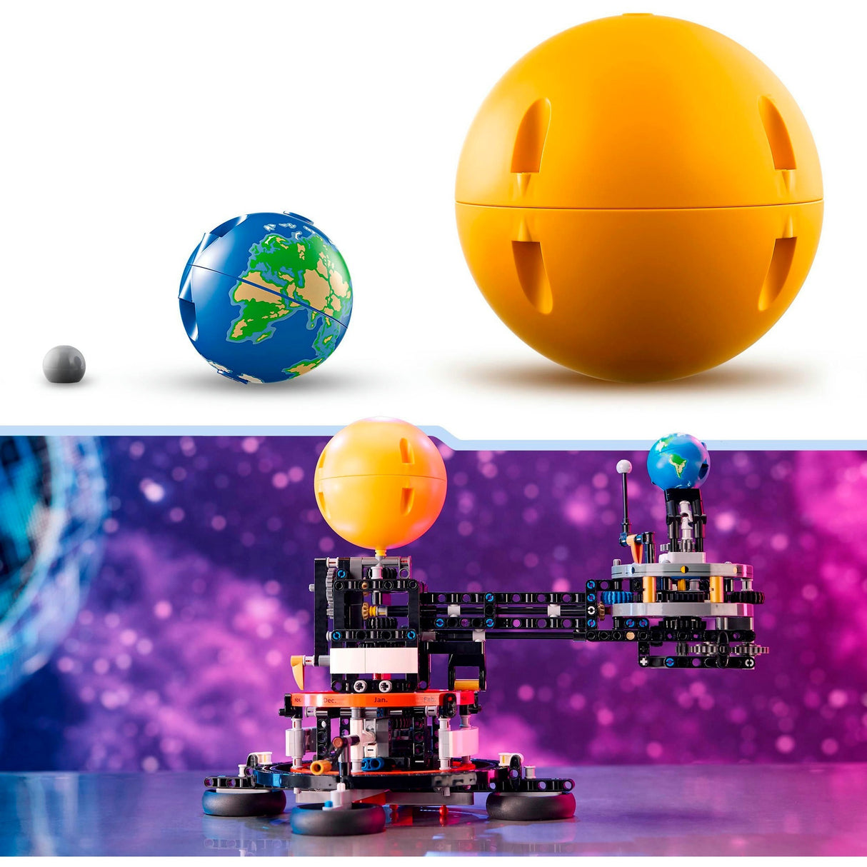 Lego technic - jorden og månen i bevægelse byggelegetøj