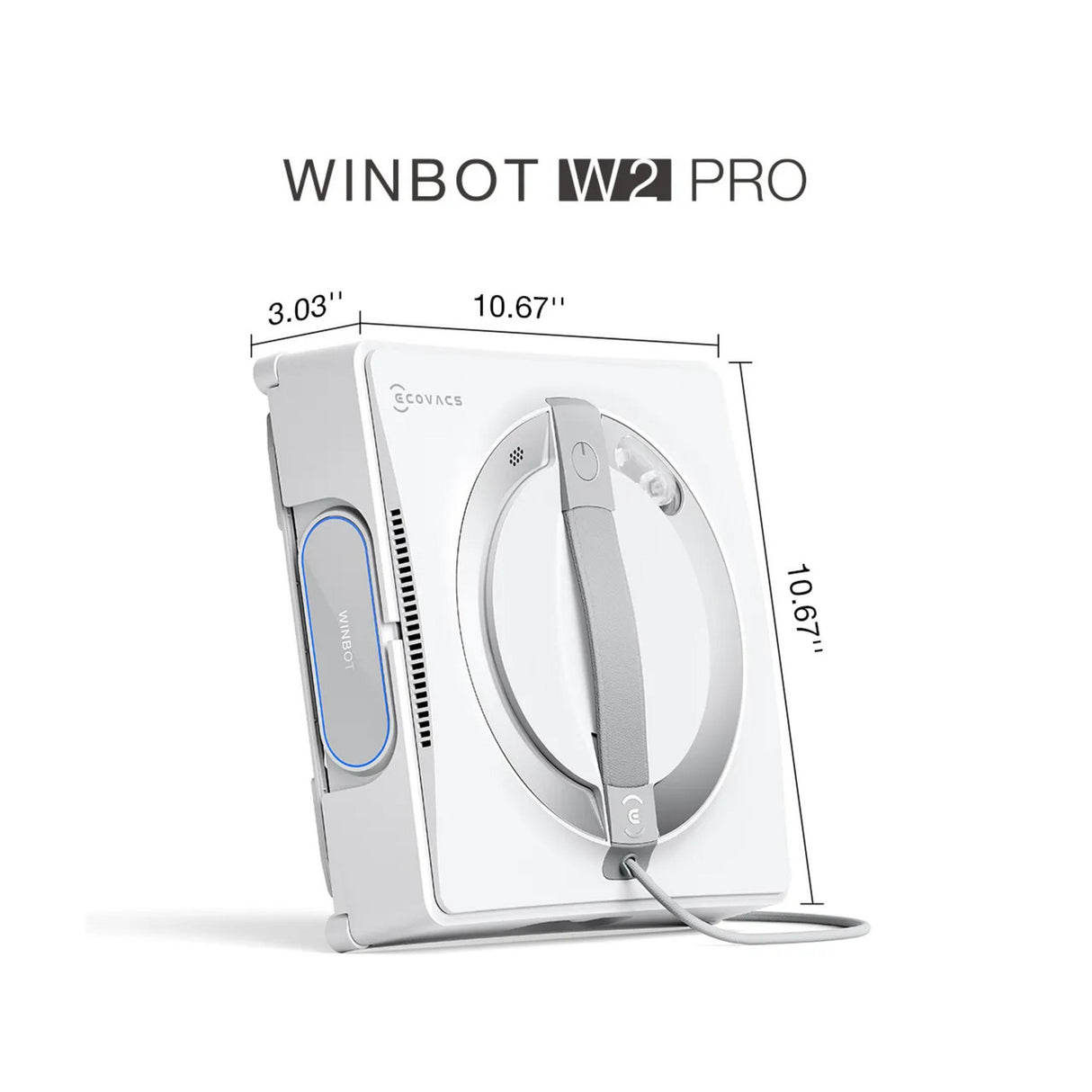 Ecovacs winbot w2 pro vinduespudser (hvid)