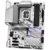 Asrock Z890 Pro RS WiFi White Socket 1851 bundkort (hvid, RAID, 2,5 GB-LAN, Wi-Fi 6e, BT, lyd, ATX)