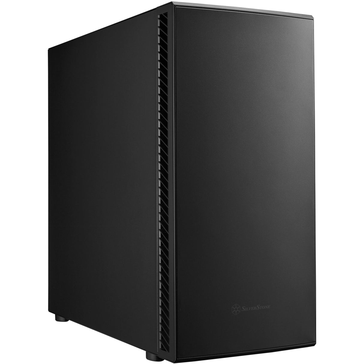 Silverstone seta q1 midi tårnhus (sort | 2x USB-A | 1x USB-C)