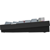 Montech mkey pro darkness rgb mekanisk tastatur (sort, us-layout (qwerty), gateron g pro gul, 75%, hot-swappable, rgb, double-shot pbt, usb-c | 2,4 ghz | bluetooth 5.2)