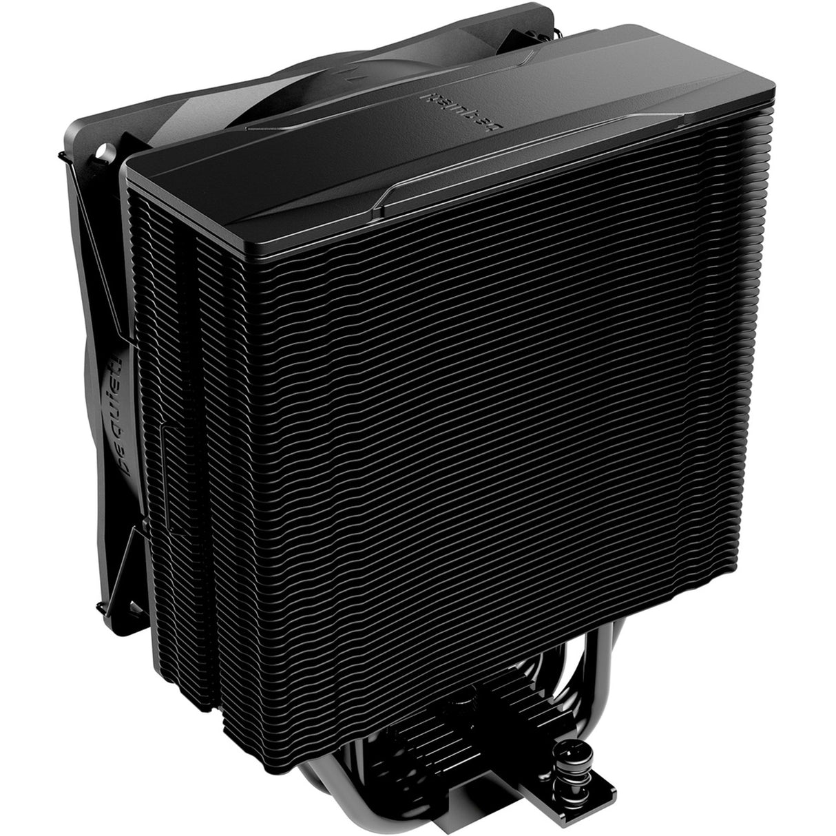Vær stille! Pure Rock 3 sort CPU-køler (sort, 4-benet PWM blæserstik)