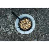 Vindmøllepande m bradepande (sort, ø 21 cm)