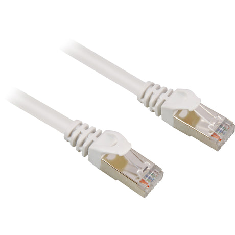 Sharkoon netværkskabel SFTP, RJ-45 med Cat.6 (hvid, 1,5 meter)