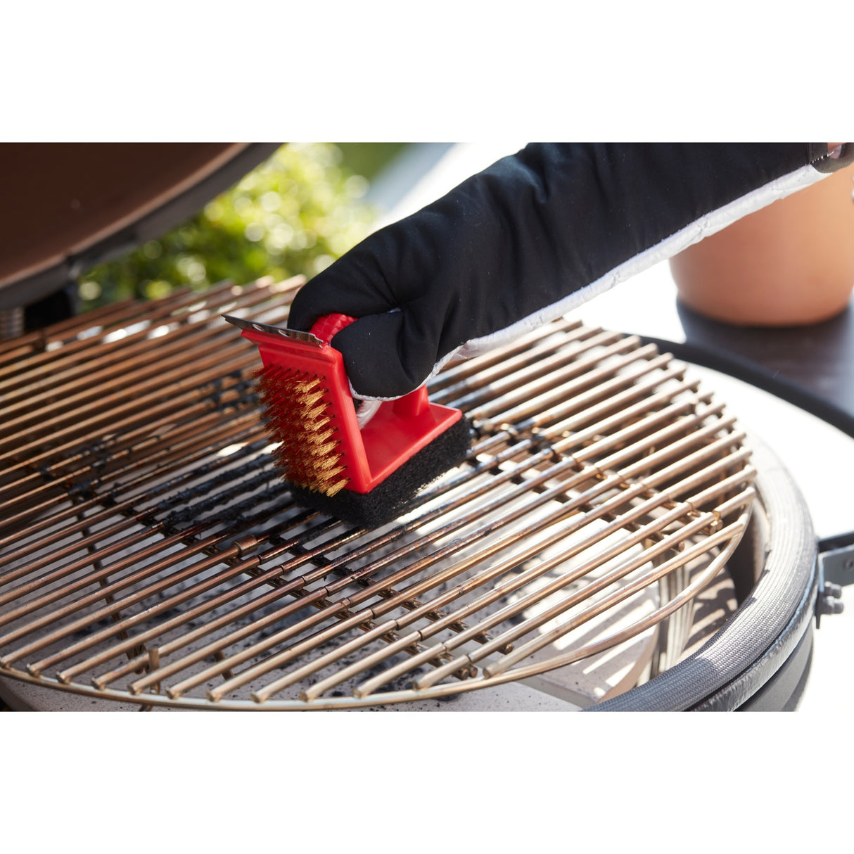 Barbecook 3-i-1 børste rød børste (rød)