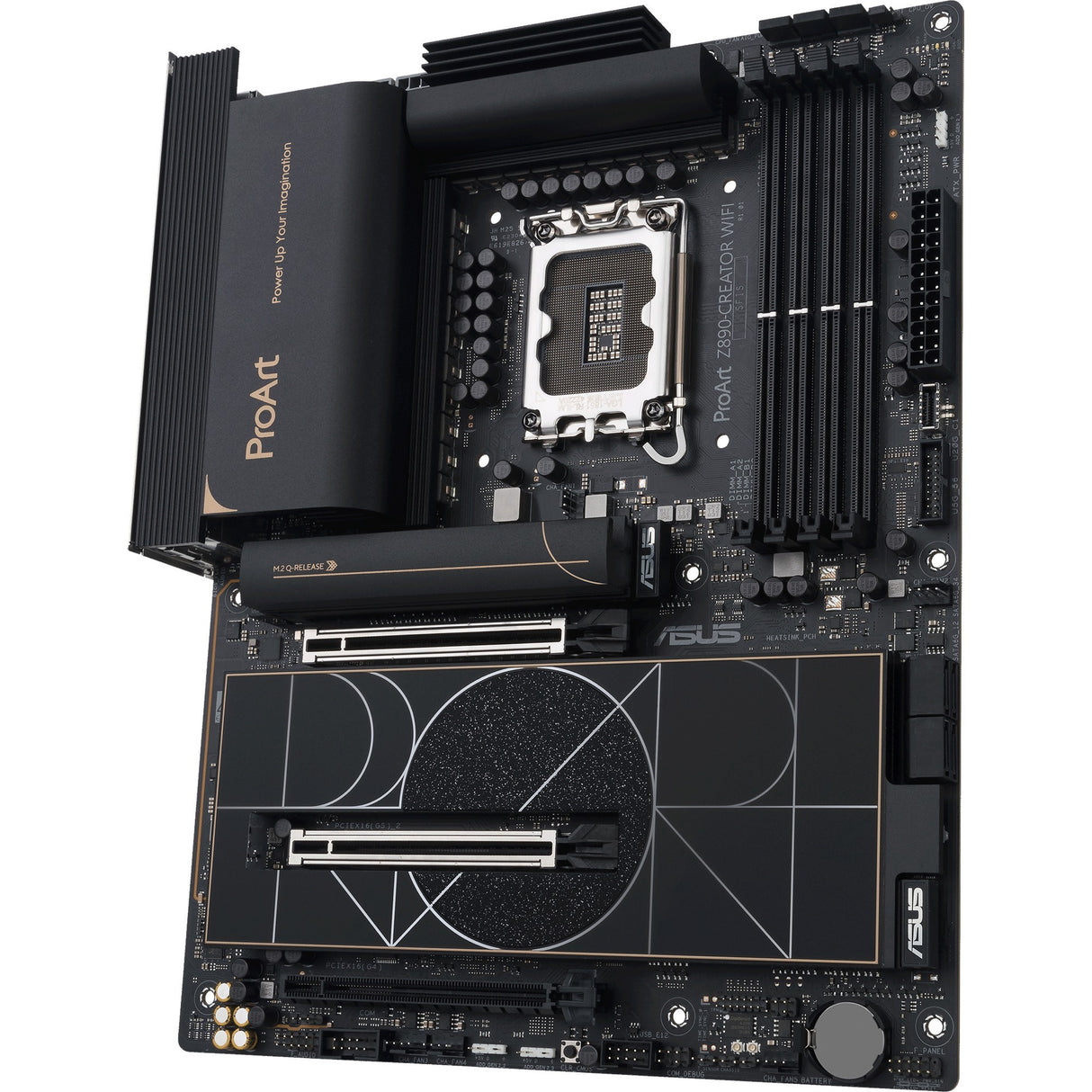 Asus ProArt Z890-Creator WiFi Socket 1851 bundkort (RAID, 2,5 GB-LAN, 10 GB-LAN, Wi-Fi 7, BT, lyd, ATX)