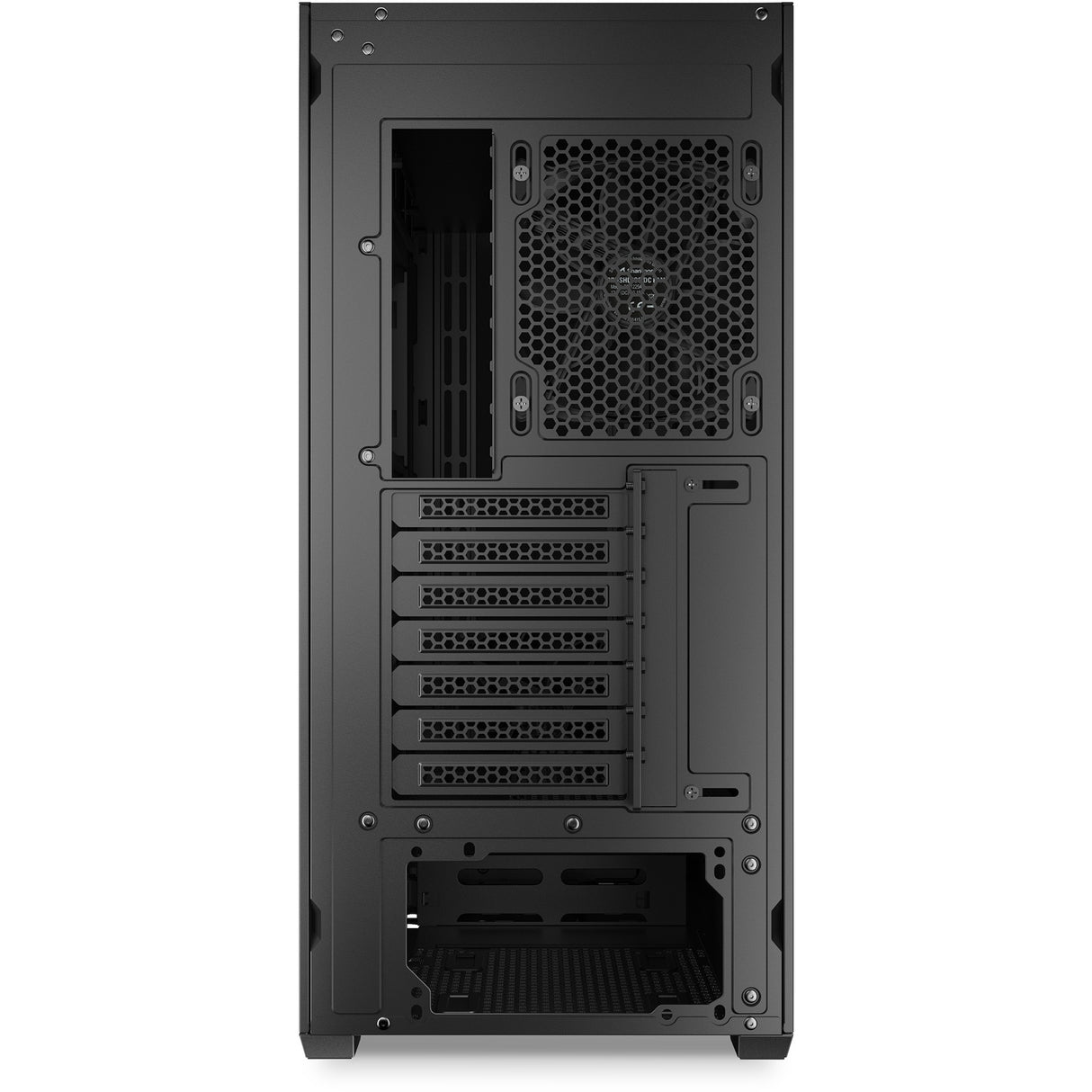 Sharkoon ak2 midi tårnhus (sort | 2x USB-A | 1x USB-C)