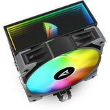 Sharkoon a50 rgb cpu køler (sort, 4-benet pwm blæserstik)