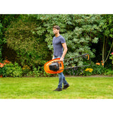 Black+decker 1200w hover plæneklipper hover plæneklipper 30cm klippebredde - bemwh551-qs