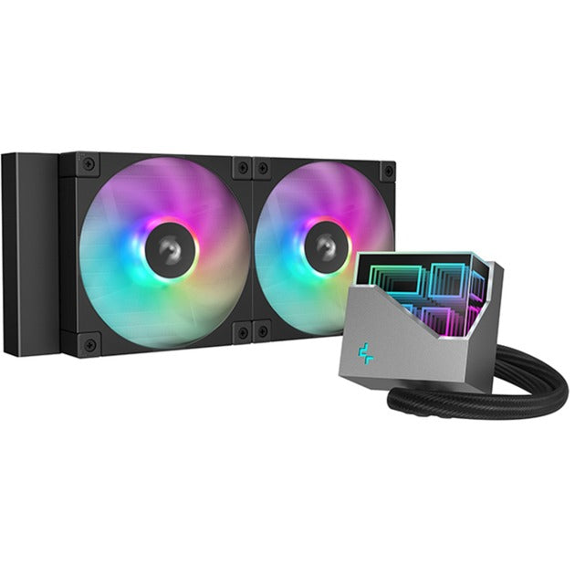 Deepcool LT240 vandkøling (sort, 4-benet PWM blæserstik)