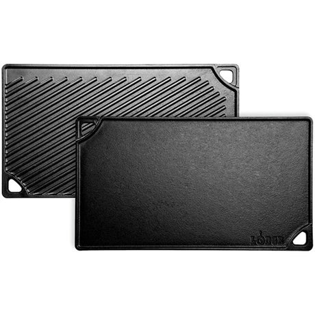 Lodge vendbar grillplade LDP3 grillplade (sort, 42 cm x 24 cm)