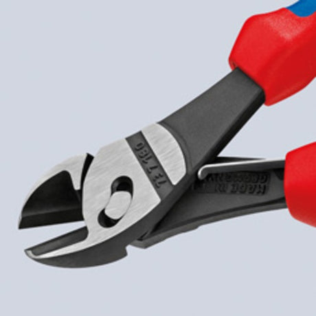 Knipex twinforce sideskæretang 7372180f skæretang (rød blå)