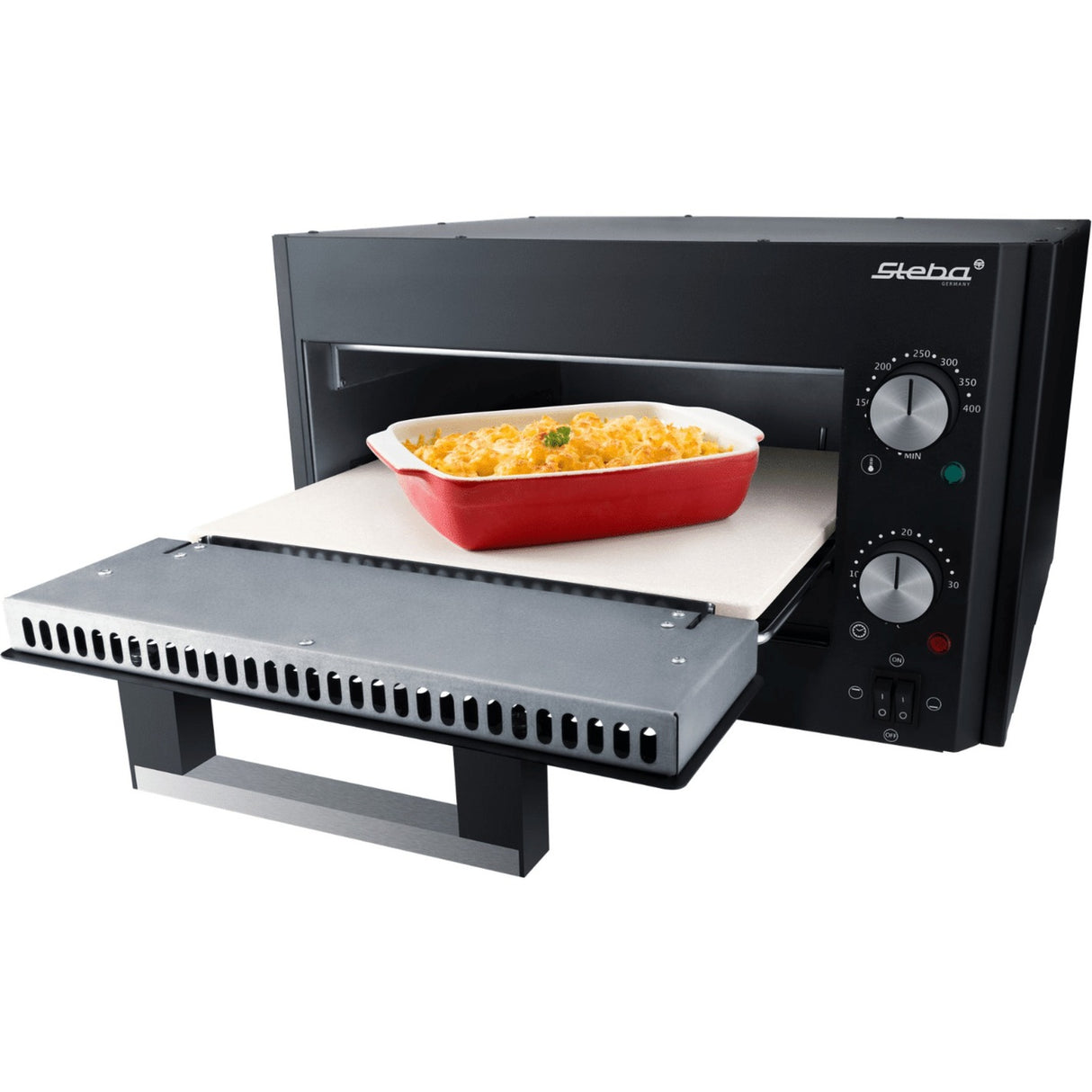 Steba power pizzamaskine pb 1800 pizzaovn (sort, 1800 watt)