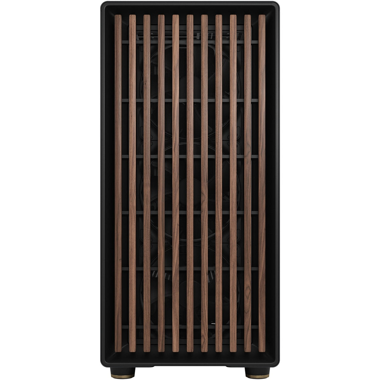 Fractal design nord xl midi tårnhus (sort træfarve | 2x USB-A | 1x USB-C)