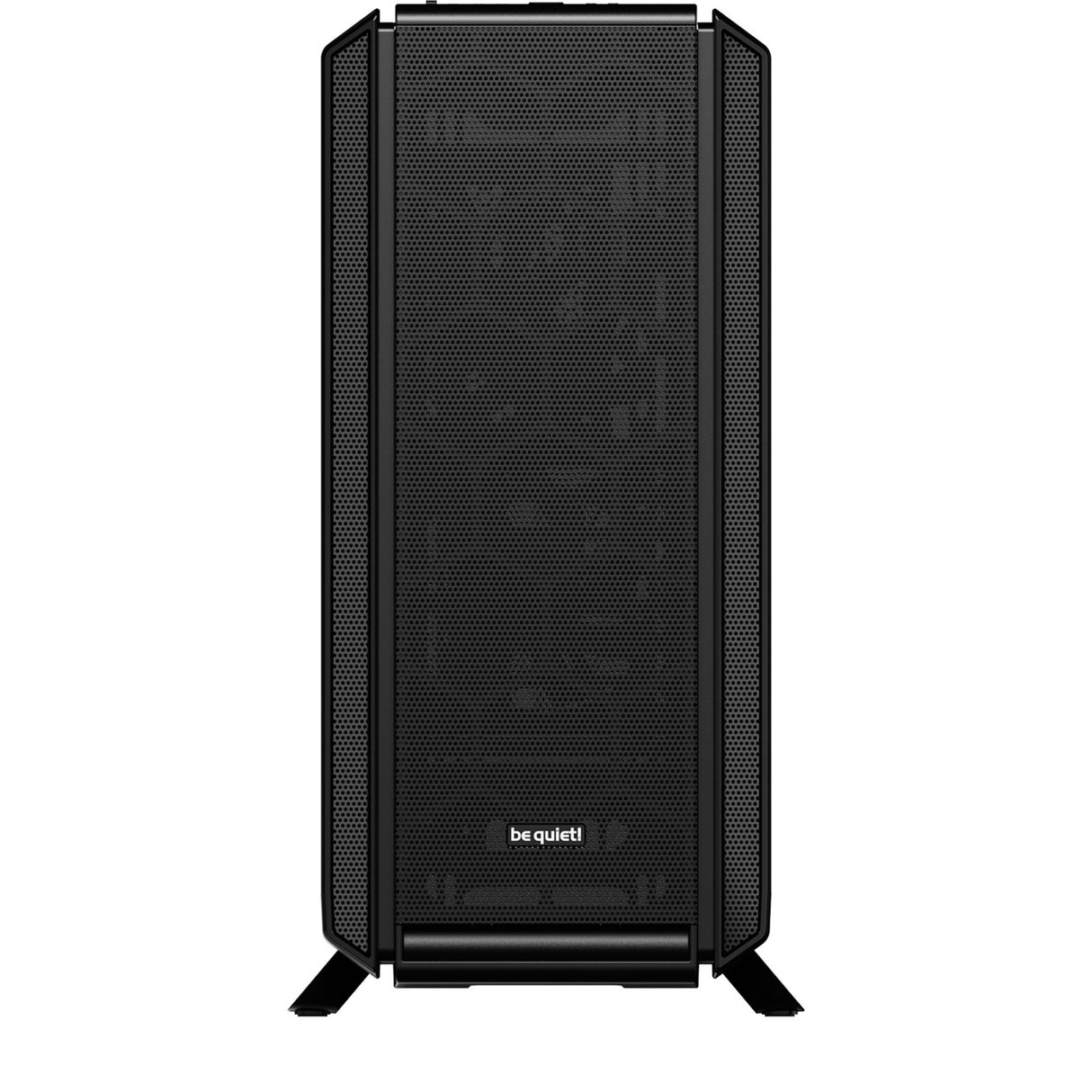 Vær stille! silent base 802 vindue midi tårnhus (sort | 2x USB-A | 1x USB-C | vindue)