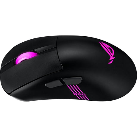 Asus Rog Keris II Origin gaming mus (sort, 42.000 DPI, RGB, USB, 2,4 GHz, Bluetooth)