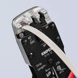 Knipex krympetang 97 51 12 sb (blå rød, RJ-10, RJ-11 12 og RJ-45)