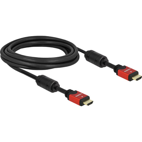 Delock højhastigheds HDMI – HDMI en han > HDMI et hankabel (sort, 3 meter)