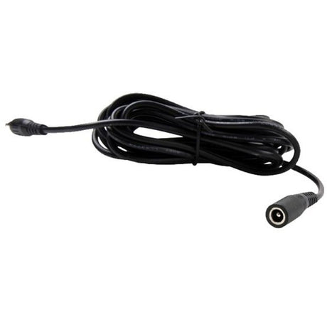 Foscam strømforsyning forlængerkabel (sort, 12 meter, 12v, stik 5,5 x 2,1 mm)
