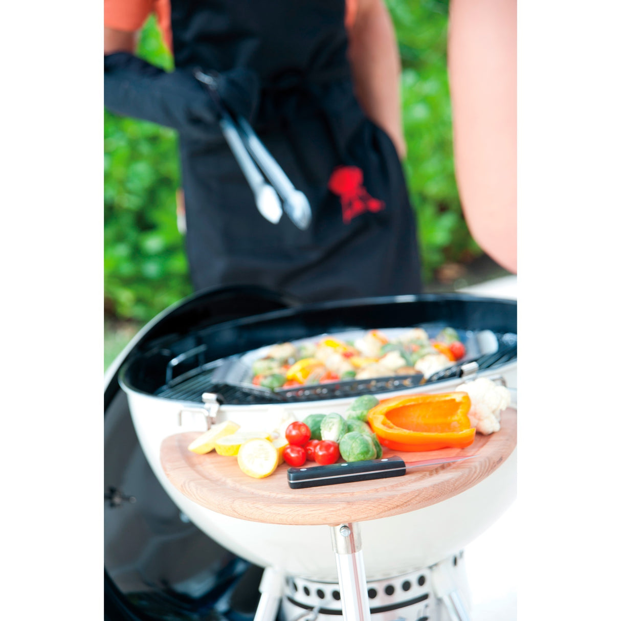 Weber premium grillkurv grøntsagskurv (rustfrit stål)
