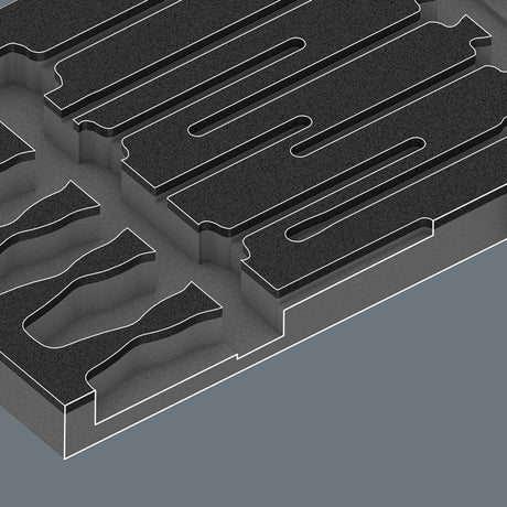 Wera 9710 skumindsats med skruetrækkere sæt 1, 18 stykker - 05150101001