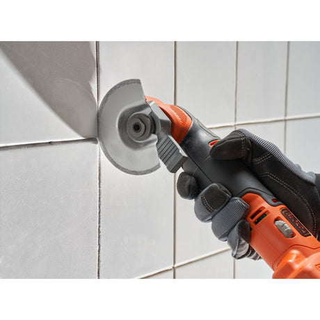 Black+decker bdcos18n-xj 18v oscillerende multitool multifunctioneel gereedschap (oranje zwart, accu en oplader niet inbegrepen)