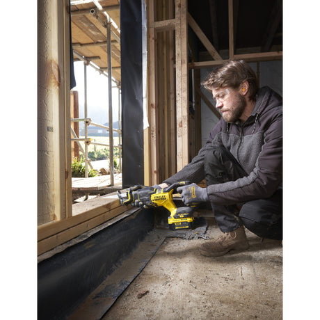 Stanley fatmax v20 18v borstelloze reciprozaag (zwart geel, accu en oplader niet inbegrepen)