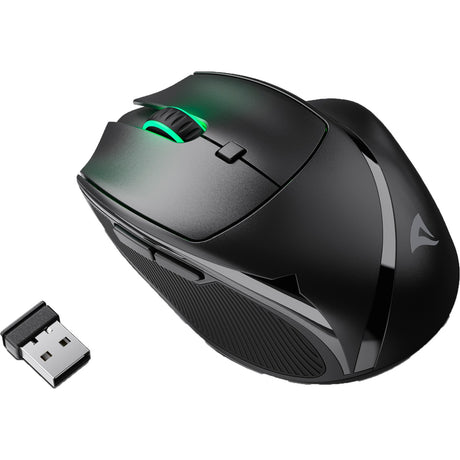 Sharkoon officepal m25w mus (sort, 400 - 4000 dpi, rgb, 2,4 ghz usb)