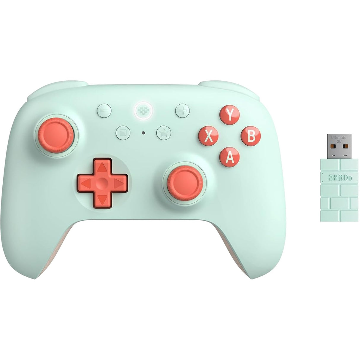 8bitdo ultimate 2c trådløs gamepad (mint orange)