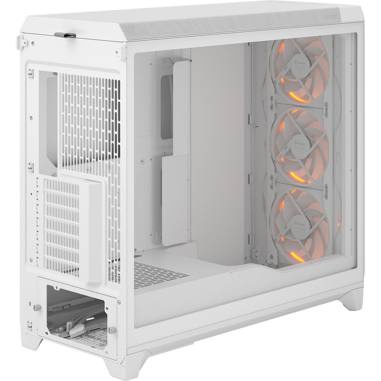 Fractal design meshify 3 xl rgb stort tårnhus (hvid | 2x usb-a | 1x usb-c | rgb | hærdet glas)