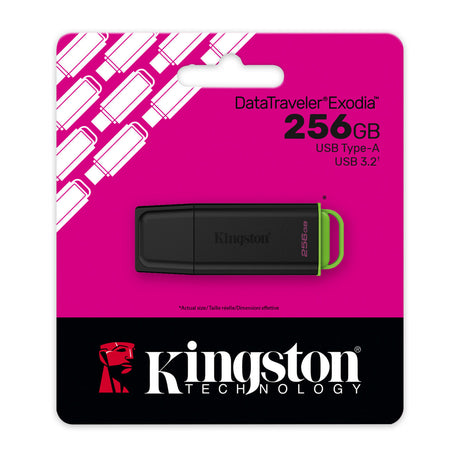 USB stick Kingston Exodia sort 60,8 mm x 21,4 mm x 10,4 mm