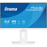 Iiyama prolite xub2293hsu-w7 21.5 skærm (hvid (mat), HDMI, skærmport, 2x USB-A)