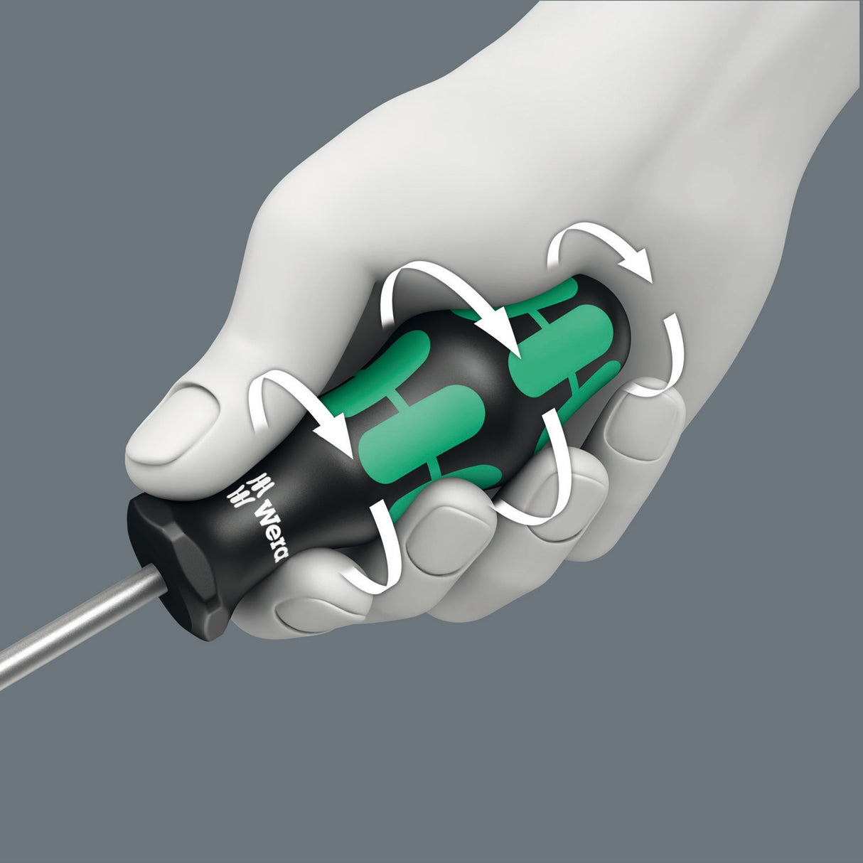 Wera 367 6 skruetrækkersæt kraftform plus (sort grøn, 6-delt)