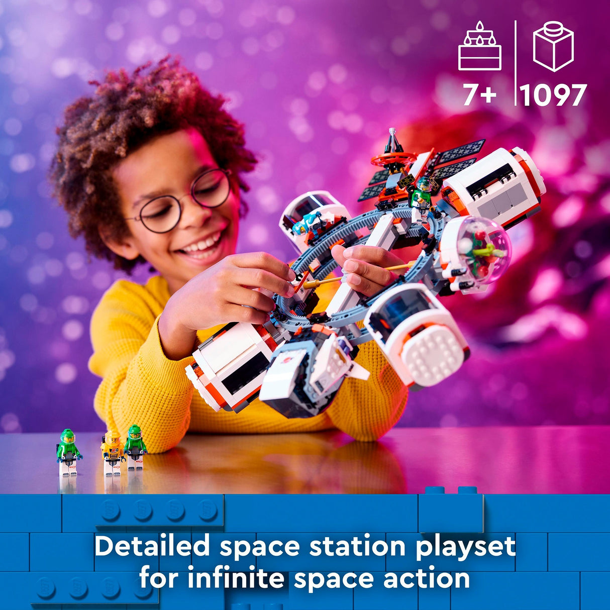 Lego city - modulært rumstationsbyggelegetøj (60433)