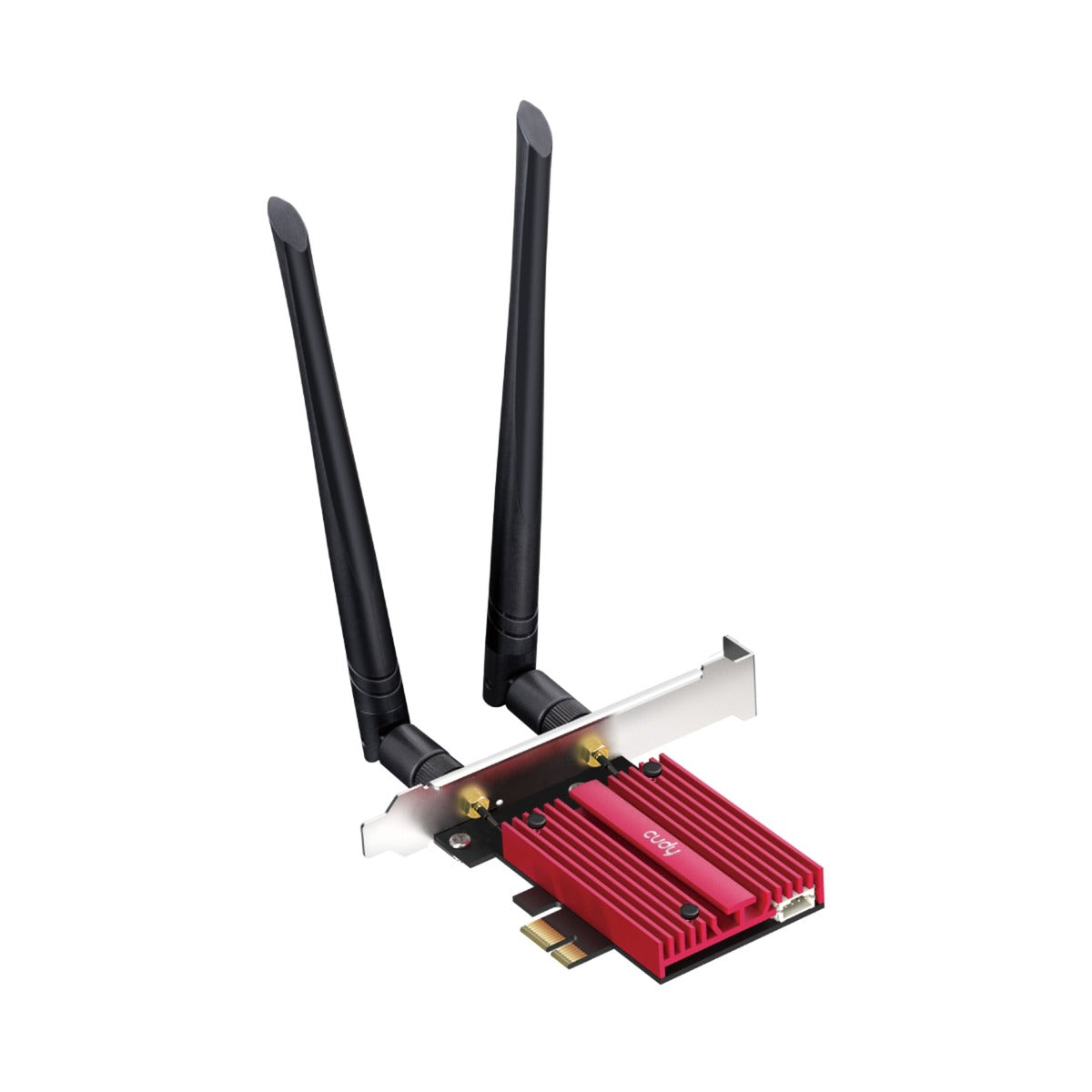 Cudy AX5400 Wi-Fi 6e Bluetooth 5.3 PCI-E WLAN-adapter (rød)