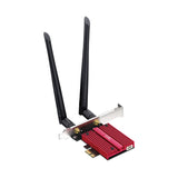 Cudy AX5400 Wi-Fi 6e Bluetooth 5.3 PCI-E WLAN-adapter (rød)
