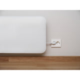 Møllestål wifi panelvarmer pa1300wifi4, 1300 watt konvektor (hvid, wifi 2,4 ghz (wifi 6), bluetooth 5.2, zigbee 3.0 + app)