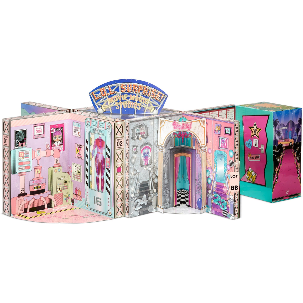 Mga underholdning l.o.l. overraskelse! - o.m.g. film magic studios playset pop