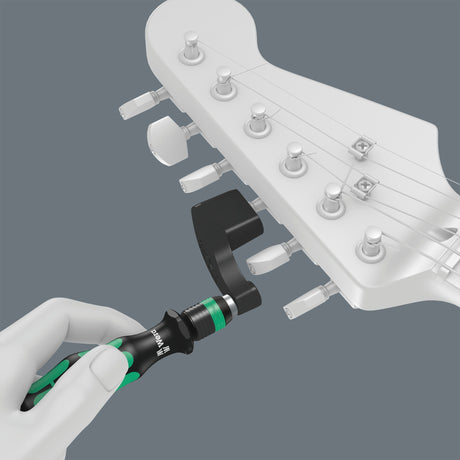 Wera 9100 guitar reparationssæt, 27-delt værktøjssæt (sort)