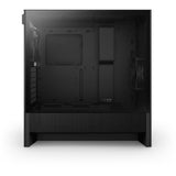 Nzxt h5 flow v2 midi tårnhus (sort | 1x USB-A | 1x USB-C | hærdet glas)