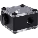 Alphacool eisflügel flowindikator g1 4 kvadrat flowmeter (sort)