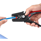Knipex automatisk afisoleringstang | længde 195 mm | 0,08-16 (awg 28-5) mm² | 1 stk - 12 52 195 - 12 52 195